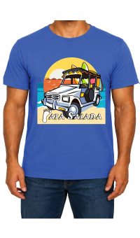 Pulmonia Shop Royal Blue Front T-shirt mockup