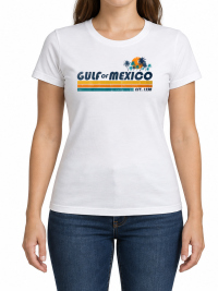 Women's Gulf of Mexico white front